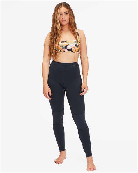 skinny sea legs leggings de surf para mulher billabong