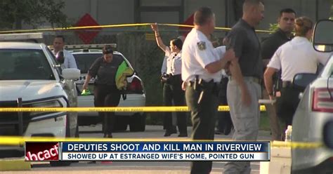 Deputies Shoot Kill Womans Estranged Husband