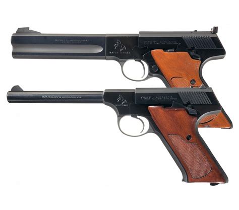 Two Colt Semi Automatic 22 Caliber Pistols