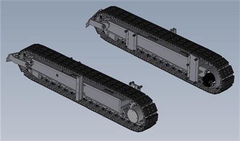 起重机履带3d模型下载三维模型step模型 制造云 产品模型