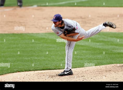 cleveland indians relief pitcher chris perez delivers a pitch during the indians 4 2 victory