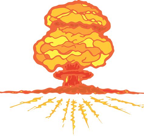 Graphic Free Library Mushroom Cloud Nuclear Weapon Bomba Atomica
