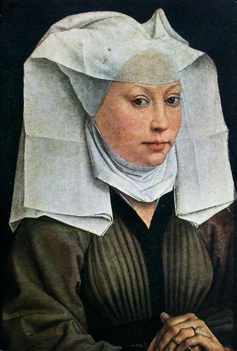Portrait Of A Young Lady Rogier Van Der Weyden 1400 1464