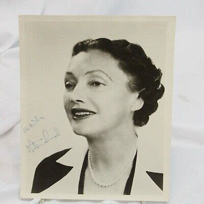 Katharine Cornell Hand Signed Photograph X Black And White
