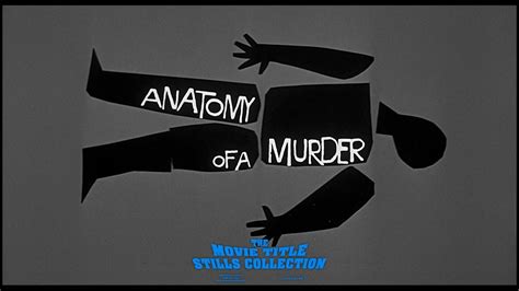 Voice of murderer is a thrilling korean movie. Saul Bass | Anatomy of a murder (1959) title sequence