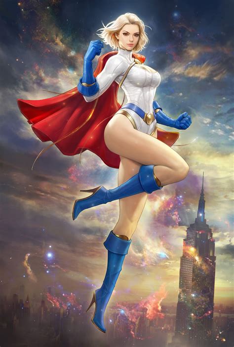 Artwork Power Girl By Kim Sung Hwan Rdccomics