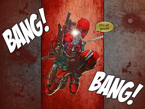 Free Download Deadpool Goes Bang Marvel Comics Deadpool Hd