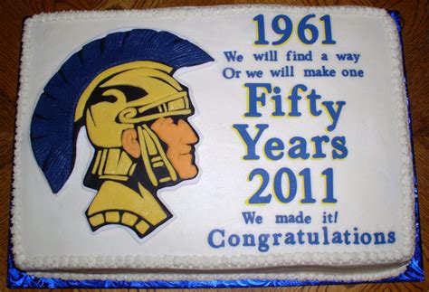 50 Year Class Reunion Cake — Other Cakes 50th Class Reunion Ideas