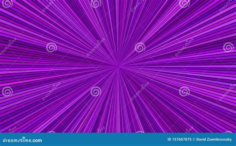 Purple Psychedelic Abstract Striped Starburst Background Stock Vector
