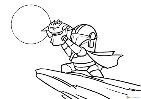 Mando Coloring Pages For Kids Coloring Pages