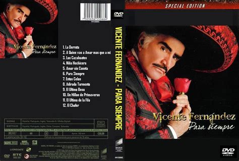 Videos Musicales En Dvd Vicente Fernandez Para Siempre