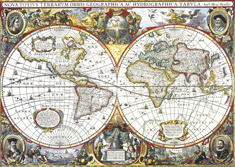 Old World Map Cartography Geography D 3100x2200 67 Wallpapers Hd
