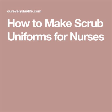 How To Make Scrub Uniforms For Nurses Scrubs Uniform Bridezilla
