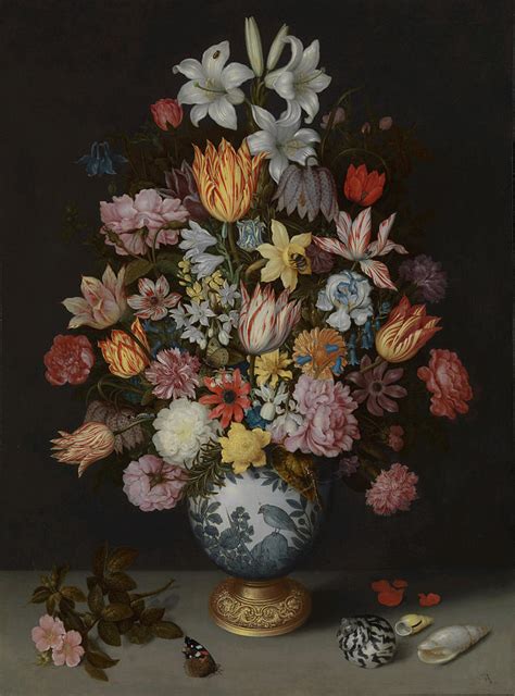 A Still Life Of Flowers Painting By Raphael Sanzio