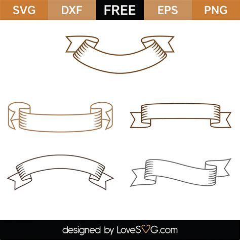 Free Banners SVG Cut Files | Lovesvg.com