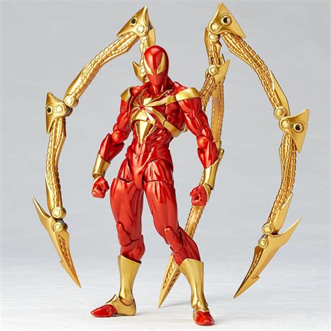 Spider Man Is Team Iron Man With New Revoltech Iron Spider Figure