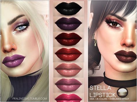 The Sims Resource Stella Lipstick N105