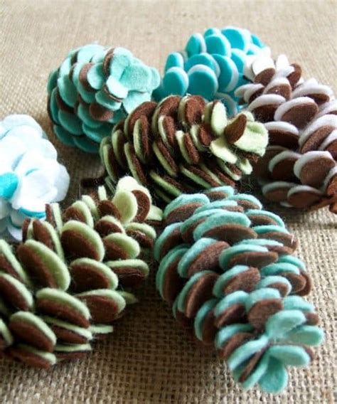 40 Awesome Pinecone Crafts And Projects A Girl And A Glue Gun