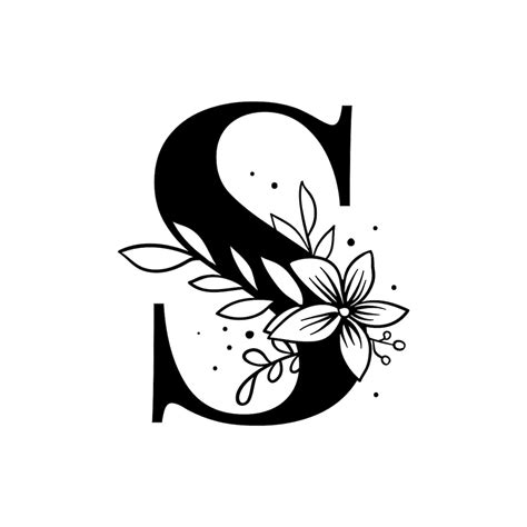 Floral Letter S Images Free Vectors Pngs Mockups And Backgrounds