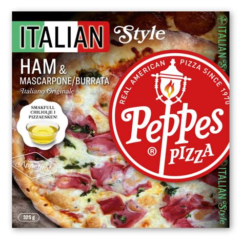Peppes Pizza Hamandmascarpone Italian Style 325g Menyno