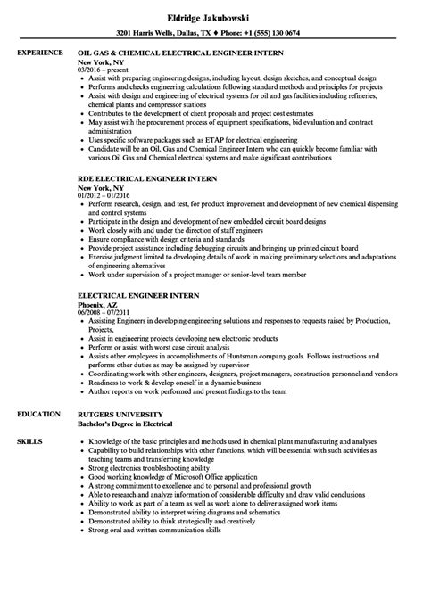To help you in constructing the career objective for internship, here are a few examples you may use only as illustrations but beware to not use them as copy sources. Electrical Engineering Cv Sample