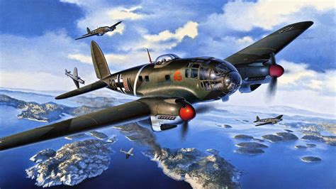 Heinkel He 111 1080p Luftwaffe German Medium Bomber Hd Wallpaper