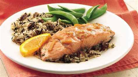 Orange Salmon And Rice Recipe