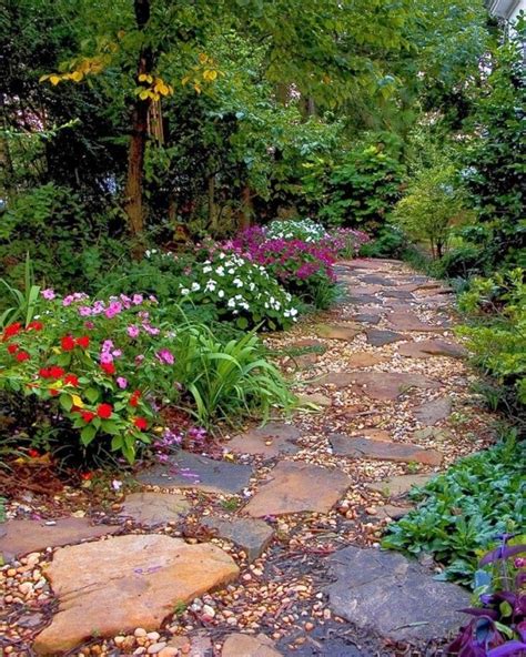 Picture Of Natural And Creative Garden Paths 1