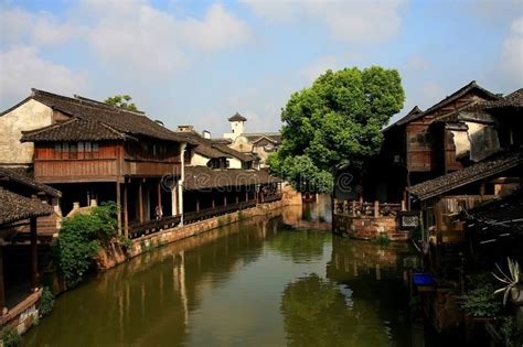 The Ancient Town Of Wuzhentongxiangzhejiangchina Stock Photo Image