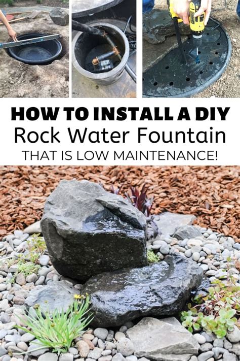How To Install A Diy Rock Water Fountain 2022