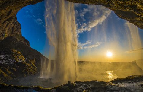 Hintergrundbilder Sonnenlicht Landschaft Wasserfall