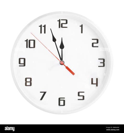 Clock Face Showing Midnight Midday Hi Res Stock Photography And Images