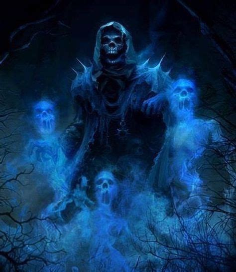 Hopefully It Is Blue Dark Fantasy Art Grim Reaper Art Grim Reaper