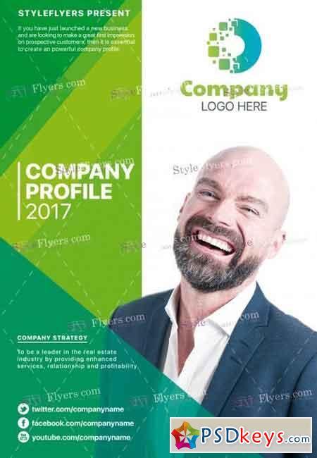 Company Profile Psd Flyer Template Free Download Photoshop Vector