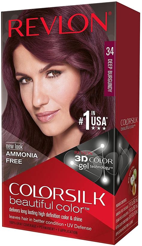 Maybe you would like to learn more about one of these? 3 Pack - Revlon ColorSilk Hair Color 34 Deep Burgundy 1 ...