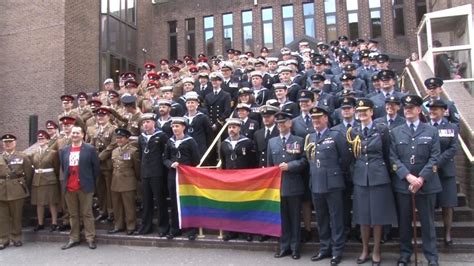 Hundreds Of Defence Personnel March For Pride