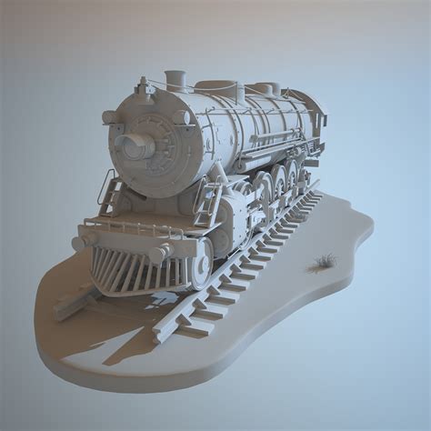 Steam Locomotive Train On Behance