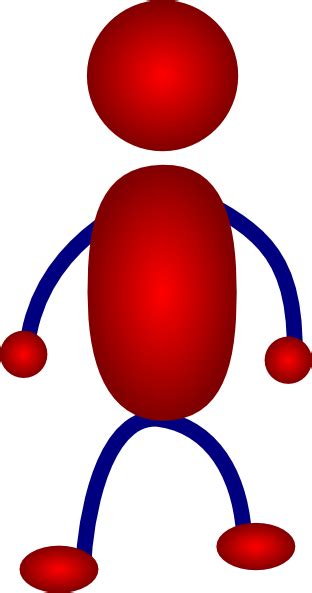 Red Stick Man Figure Clipart Best