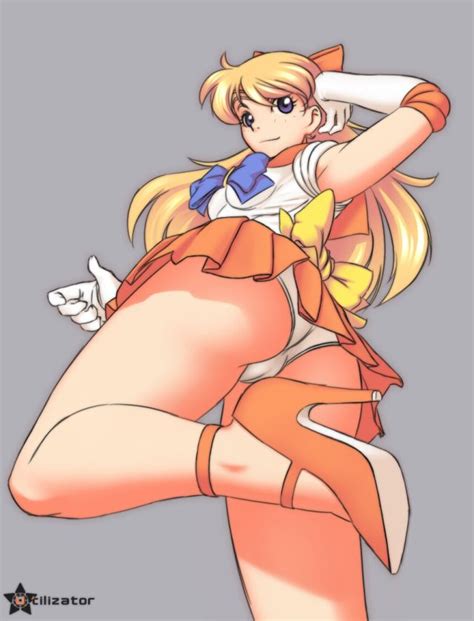 Sailor Venus Sexy Pinup Art Sailor Scouts Hentai Pics