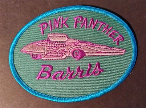 George Barris Pink Panther Mobile Hot Rod Kustom Car Collectors Patch