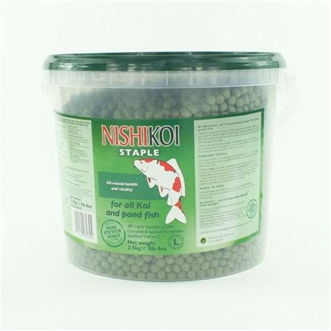 Great savings & free delivery / collection on many items. Nishikoi Staple Koi Fish Pond Food Floating Pellet 5KG ...