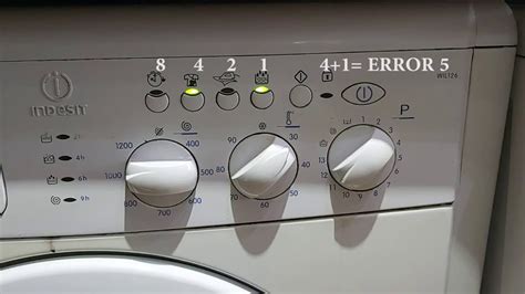 error codes for indesit washing machines and repair youtube