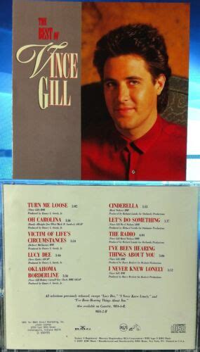 vince gill the best of vince gill cd 1989 rca records bmg usa 78635981421 ebay