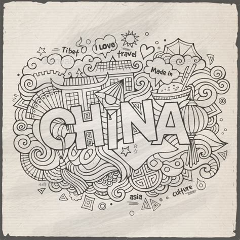 3 China Doodles By Balabolka Graphicriver