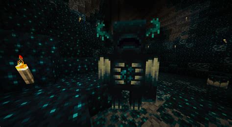 Minecrafts New Snapshot Showcases The Warden Swift Sneak Darkness