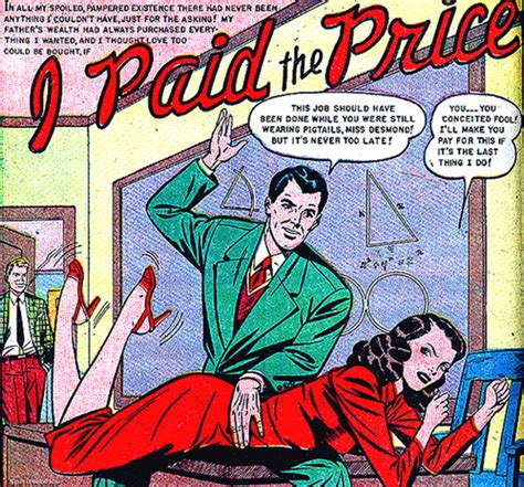 Women Being Spanked In Vintage Comic Books Flashbak