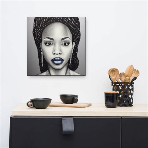 african american art queen black art black woman art wall etsy