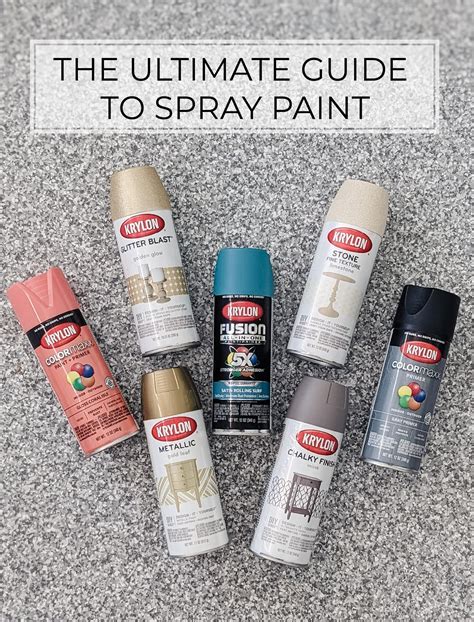 The Ultimate Guide To Spray Painting Artofit