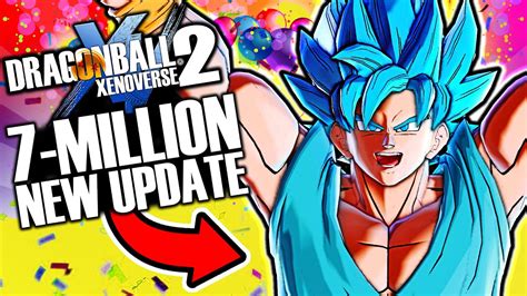 New 7 Million Celebration Xenoverse 2 Update 2021 Dragon Ball