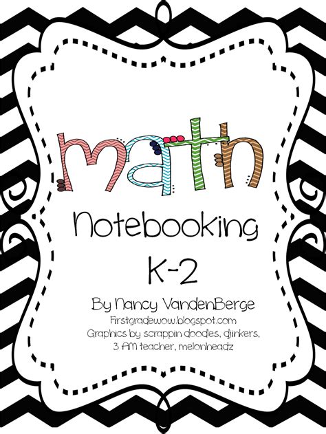 First Grade Wow Math Notebooking